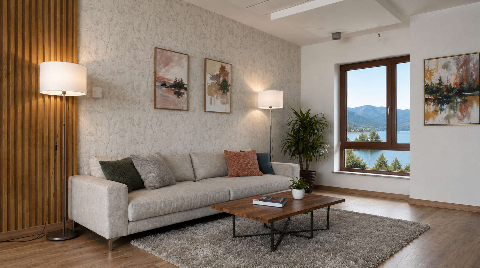 12 apartamentów z widokiem – Salon z widokiem
